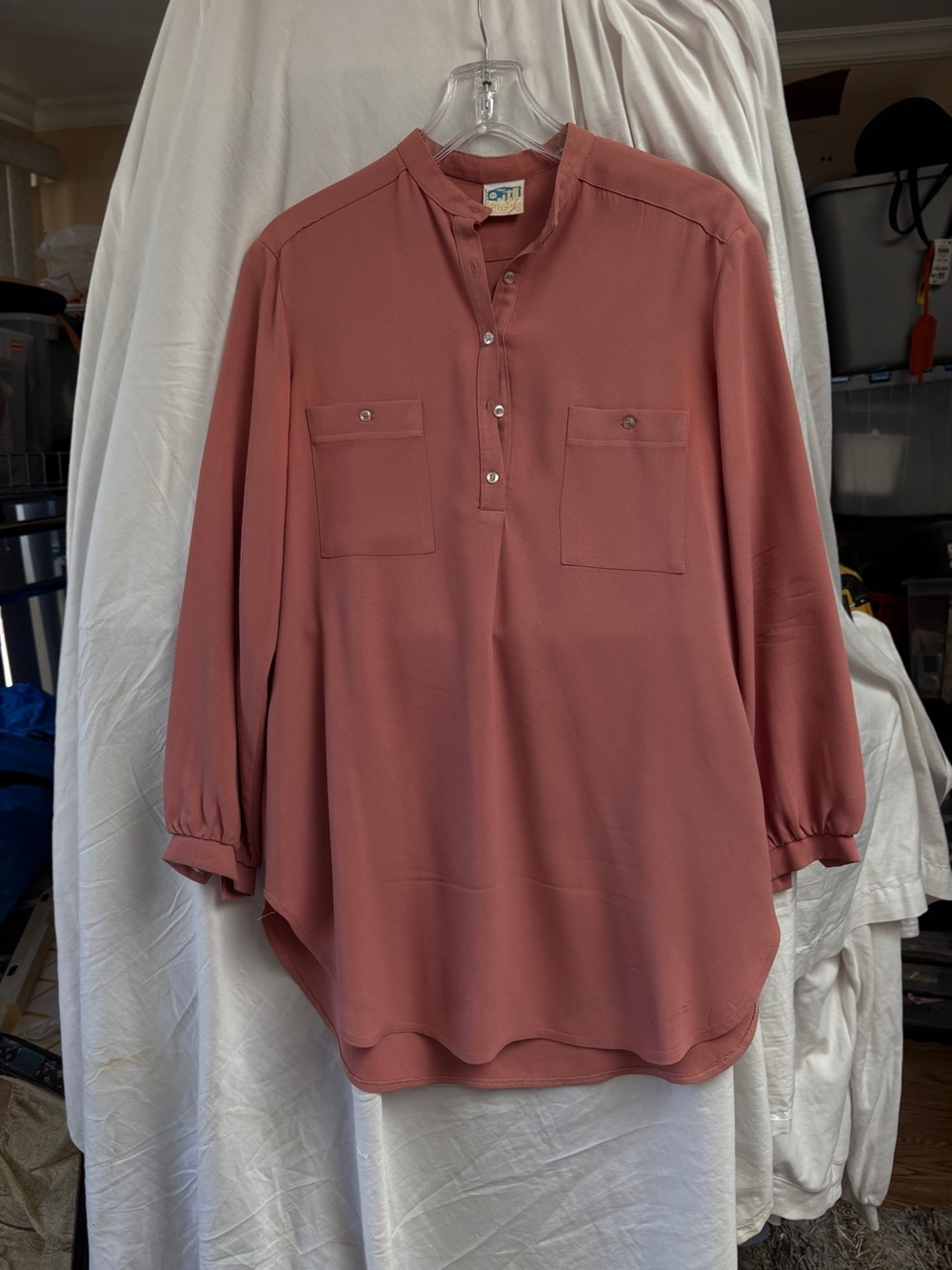 City girl Women's Dusty Rose Tunic Shirt - Unknown Brand